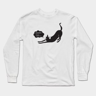 Black cat Long Sleeve T-Shirt